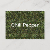 青唐辛子パターン 名刺 (正面)