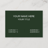 青唐辛子パターン 名刺 (裏面)