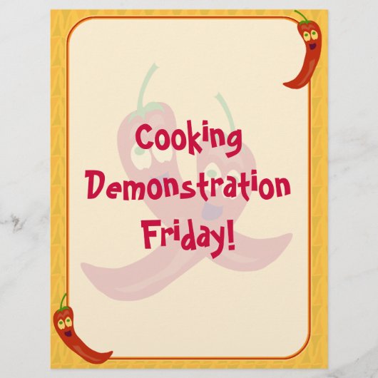 青唐辛子 チラシ (正面)