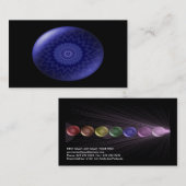 青喉のチャクラの名刺 名刺 (正面/裏面)