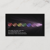 青喉のチャクラの名刺 名刺 (裏面)