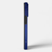 青地の金色フルールドリス Case-Mate iPhoneケース (裏面 / 右)