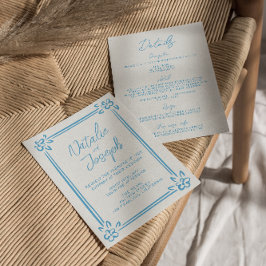 青地中海のい手が自分の中に引き込ま結婚れた 招待状