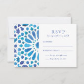 青地中海ののタ結婚イル 出欠カード (正面)