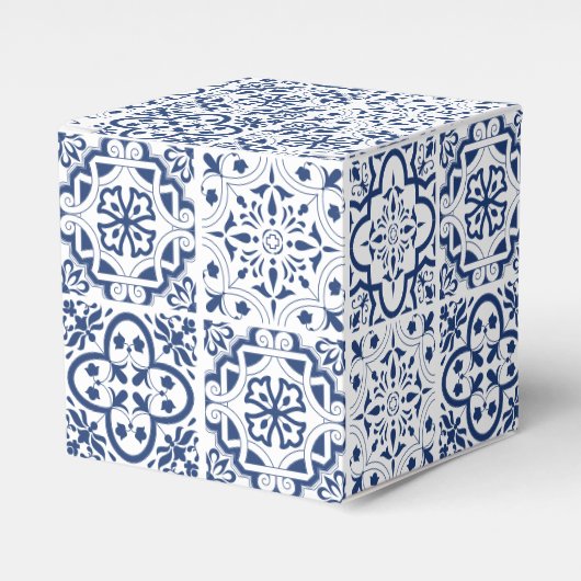 青地中海のの結婚タイル フェイバーボックス (正面サイド)