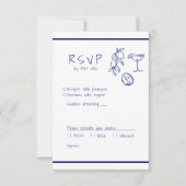 青地中海のイタリアン手書 出欠カード (正面)