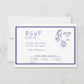 青地中海のイタリアン手書 出欠カード (正面)