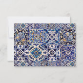 青地中海のイタリアン手書 出欠カード (裏面)