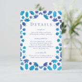 青地中海のタイル結婚の詳細 エンクロージャーカード (スタンド正面)