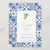 青地中海のバチェロレッテ 招待状 (正面/裏面)