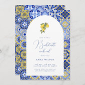 青地中海のバチェロレッテ 招待状 (正面/裏面)