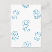 青地中海の手引き結婚詳細 エンクロージャーカード (裏面)