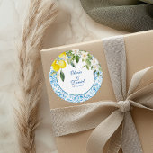 青地中海の瓦とレン結婚モン ラウンドシール