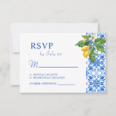 青地中海の瓦とレ結婚モン 出欠カード (正面)