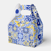 青地中海の瓦と柑橘結婚類 フェイバーボックス (裏面サイド)