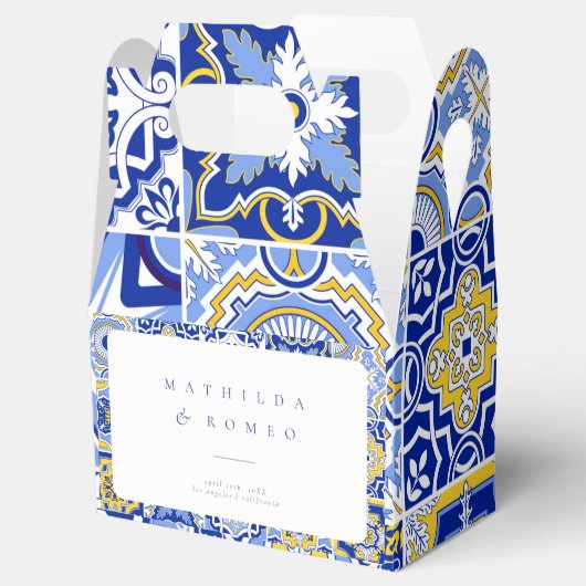 青地中海の瓦と柑橘結婚類 フェイバーボックス (オープン)