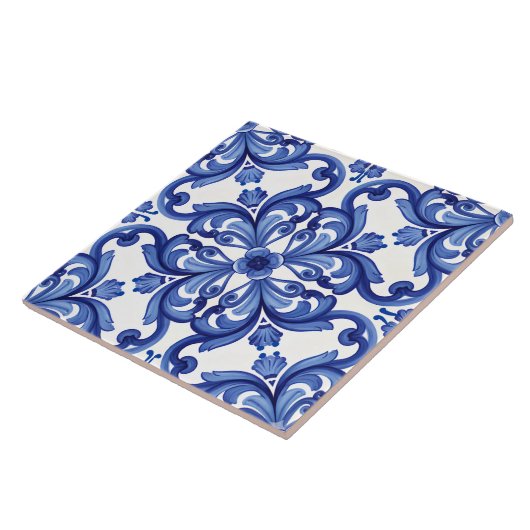 青地中海の瓦 タイル (側面)