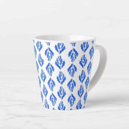 青地中海の色 カフェラテマグ (右アングル)