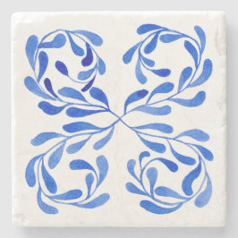 青地中海の色 ストーンコースター