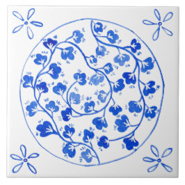 青地中海の色 タイル