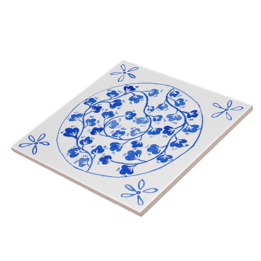 青地中海の色 タイル (側面)