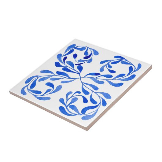 青地中海の色 タイル (側面)