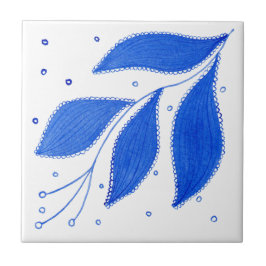 青地中海の色 タイル