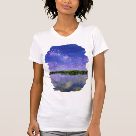 青夏の空と水 Tシャツ (正面)