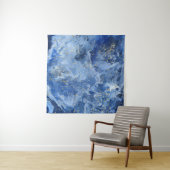 青大理石と金ゴールドテクスチャ タペストリー (インサイチュ(横))