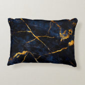 青大理石テクスチャの背景、大理石イタリアンのsla アクセントクッション (裏面)