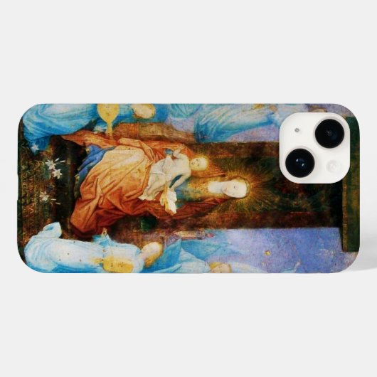 青天使の子コンサートを持つヴァージン Case-Mate iPhoneケース (裏面 (横))