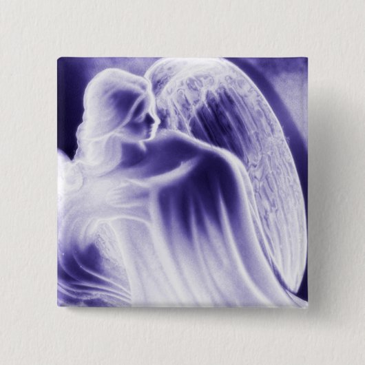 青威厳のある天使ファッションピン 缶バッジ (正面)