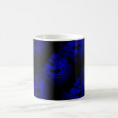 青威厳のある色 コーヒーマグカップ (中央)