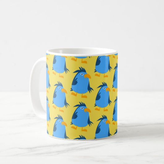 青子供へ鳥 コーヒーマグカップ (正面左)