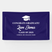 青学卒卒業おめでとうございます 横断幕 (横)