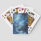 青宇宙の天雲 トランプ (裏面)