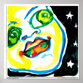 青少年と楽観主義のプリント ポスター