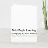 青少年のハゲの着陸グリーティングカード シーズンカード (裏面)