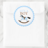 青少年のロッキングホース ラウンドシール (バッグ)