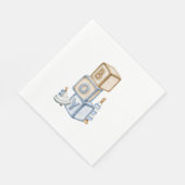 青少年の木造ブロックやおもちゃだ スタンダードランチョンナプキン (角)