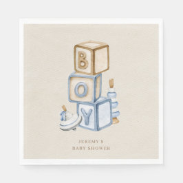 青少年の木造ブロックやおもちゃだ スタンダードランチョンナプキン