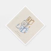 青少年の木造ブロックやおもちゃだ スタンダードランチョンナプキン (角)