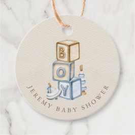 青少年の木造ブロックやおもちゃだ フェイバータグ