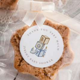 青少年の木造ブロックやおもちゃだ ラウンドシール