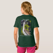 青少年の茶色のペリカン Tシャツ (裏面フル)