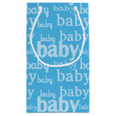 青少年の赤ちゃんシャワーパーティー スモールペーパーバッグ (裏面)