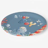 青少年の赤ちゃん航海のシャワー ペーパープレート (アングル)