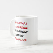 青少年グループリーダー素晴らし、 コーヒーマグカップ (正面左)