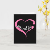 青少年問題セミコロン精神衛生と自殺A カード (黄色い花)