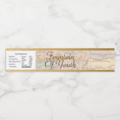 青少年噴水オールドワールドウォーターボトルラベルマン ペットボトルラベル (シングルラベル)